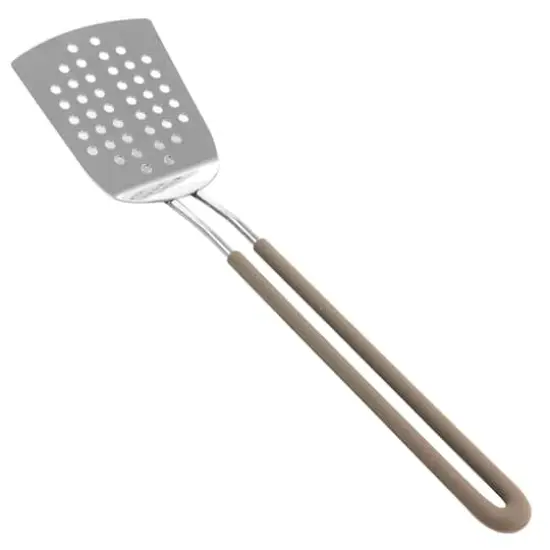 Martha Stewart Gray Stainless Steel Slotted Spatula {1}