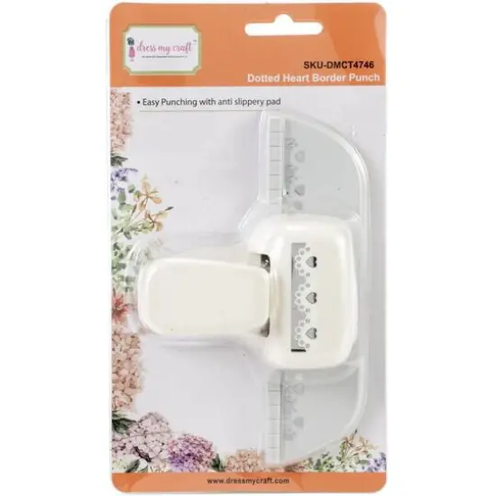 Dress My Craft&reg; Dotted Heart Border Punch {3}