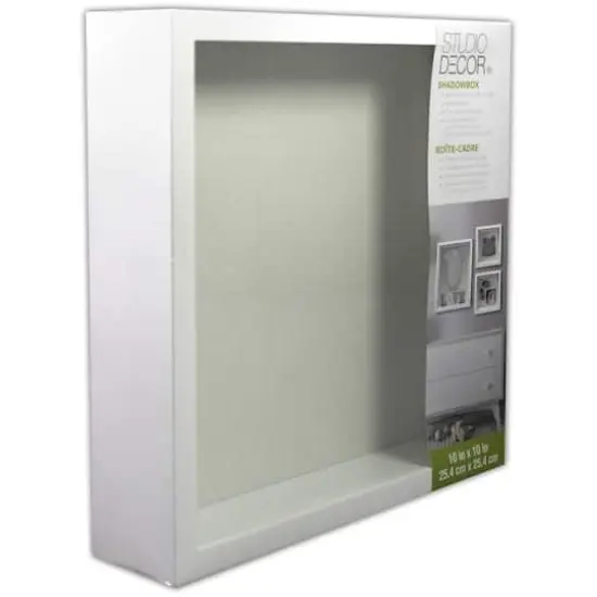 White Flat Shadow Box by Studio D&eacute;cor&reg;  {3}