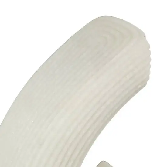 7" White Shimmer Polystone Heart Inspired Decorative Bookends, 2ct. {6}