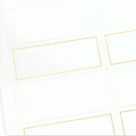 Gold Border Place Cards by Recollections&trade;, 48ct. {4}