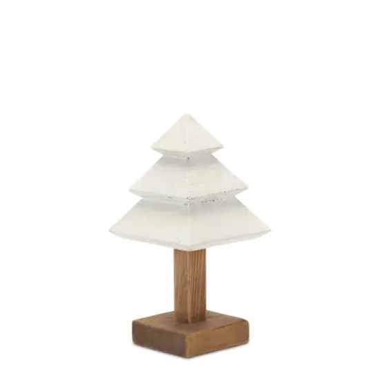 Tiered Wood Pine Tree Set {4}