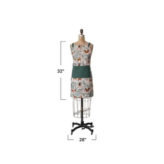 Hello Honey&reg; 32" Winter Woodland Animal Apron {6}