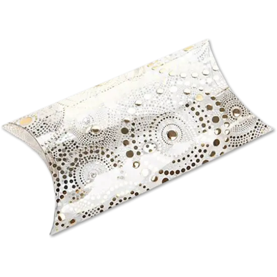 JAM Paper Gold Pillow Boxes, 25ct. {1}