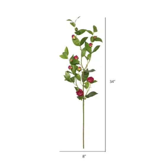 Artificial Burgundy Tea Rose Spray, 3ct. {3}