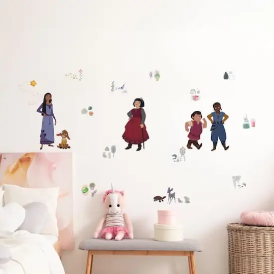 RoomMates Disney&reg; Wish Asha & Friends Wall Decal Set {4}