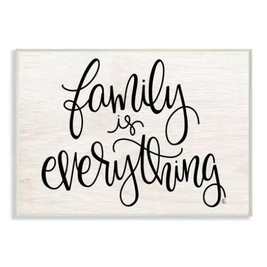Stupell Industries Family Is Everything Plaque Wall Art {1}