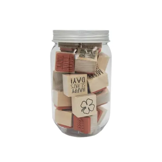 All Holiday Jar of Wood Stamps by Recollections&trade; {1}