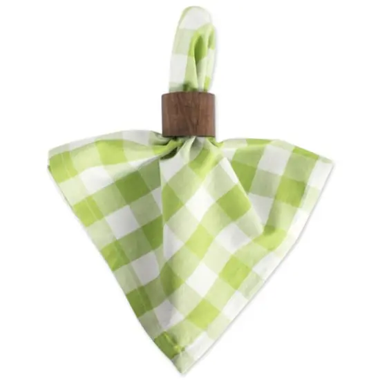 DII&reg; Green Apple & White Check Cloth Dinner Napkins, 6ct. {3}