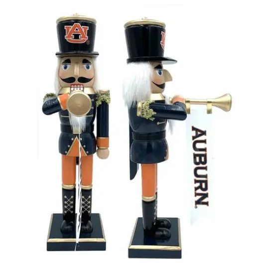 14" College Bugler Nutcracker Auburn {1}