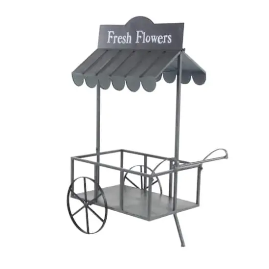 Black Metal Farmhouse Plantstand, 32" x 44" {5}