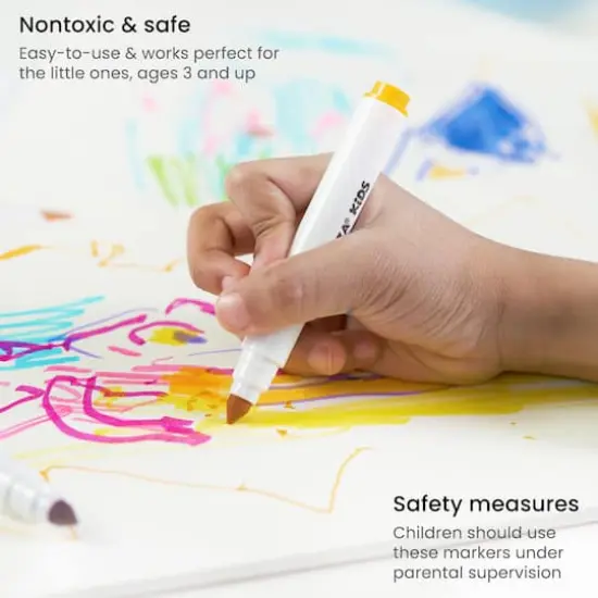 Arteza&reg; Kids Washable Markers, Broad Tip, 42 ct {5}