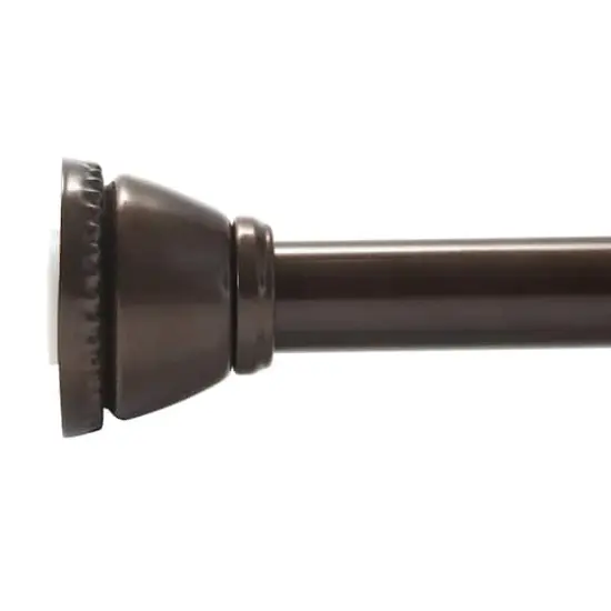 Bath Bliss Bronze Tension Shower Rod {1}
