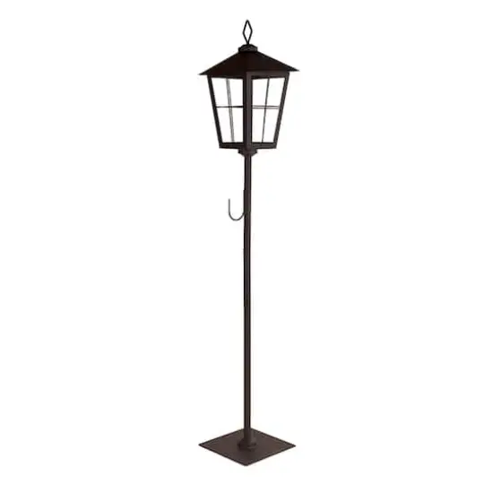 43.25" Lantern with Wreath Holder {1}