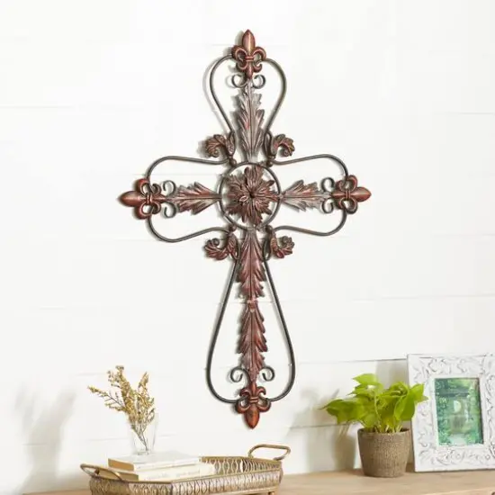 Black Metal Traditional Wall Decor, 37" x 26" {9}