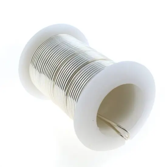 The Beadsmith&reg; Wire&trade; Elements 18 Gauge Tarnish-Resistant Wire Silver {5}