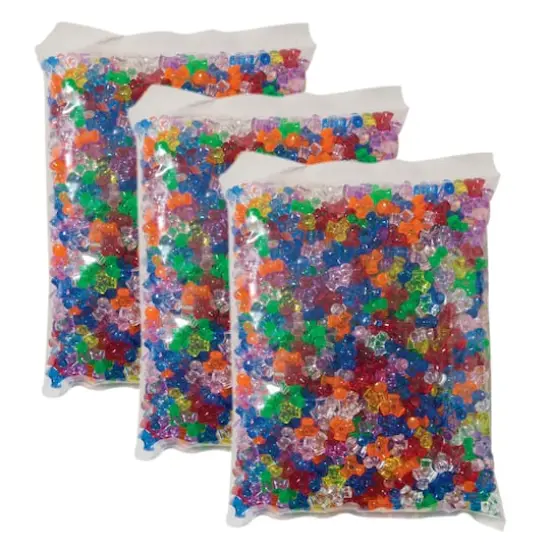Creativity Street&reg; Colorful Tri-Beads, 3 Packs of 1,000 {1}