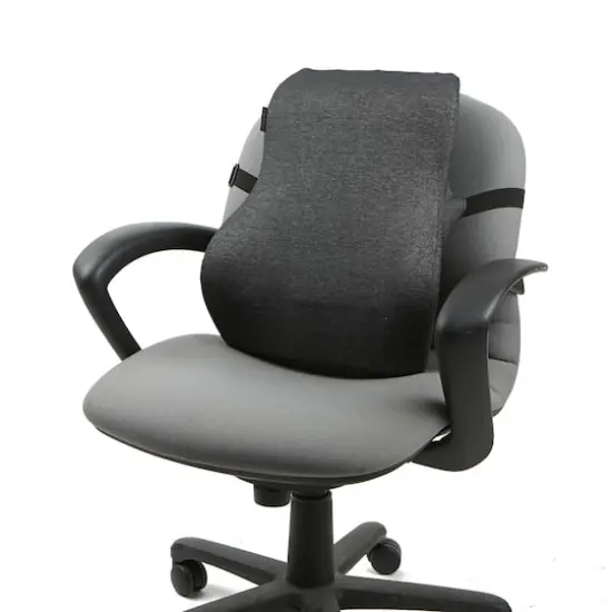 Mind Reader Black Vertical Posture Corrector Back Rest {10}