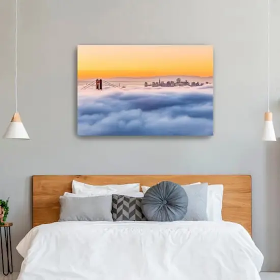 Lumaprints Morning Fog Gicl&eacute;e Canvas {3}