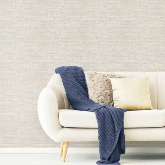 RoomMates Tweed Peel & Stick Wallpaper Beige {6}