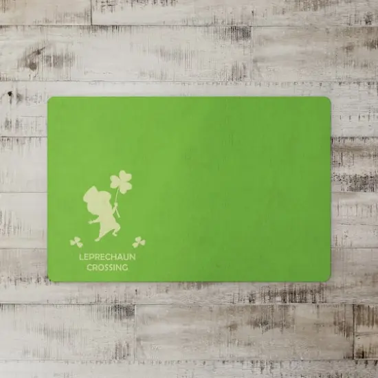 Leprechaun Crossing 18" x 27" Floor Mat {3}