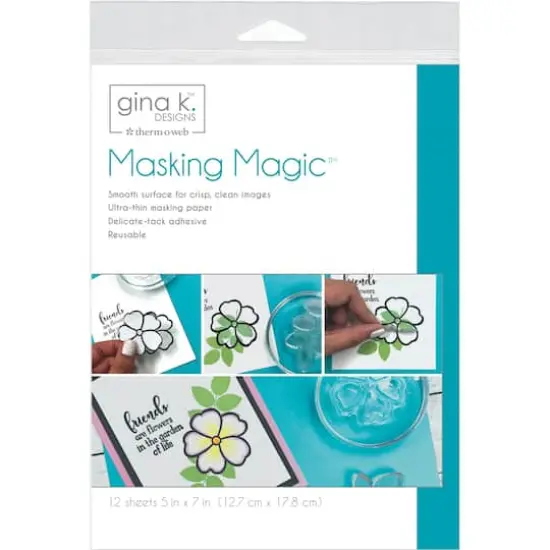 Therm O Web Gina K Designs Masking Magic Sheets, 12ct. {1}