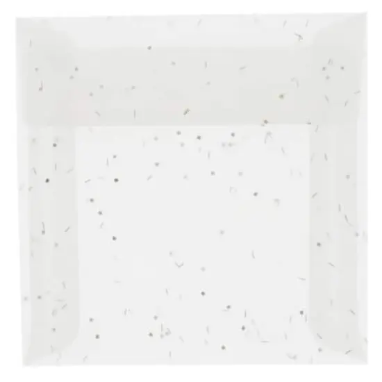 JAM Paper 6" x 6" Translucent Vellum Invitation Envelopes, 25ct. Heavy Metal {1}