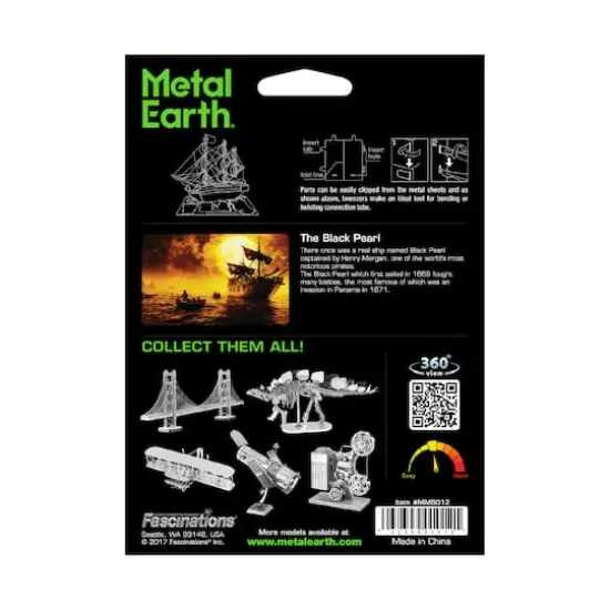 Metal Earth&reg; Black Pearl 3D Metal Model Kit {4}