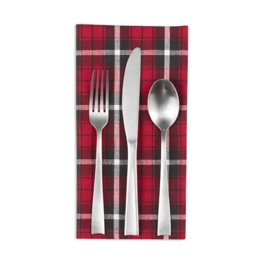 DII&reg; Glad Tidings Plaid Napkin Set, 6ct. {4}