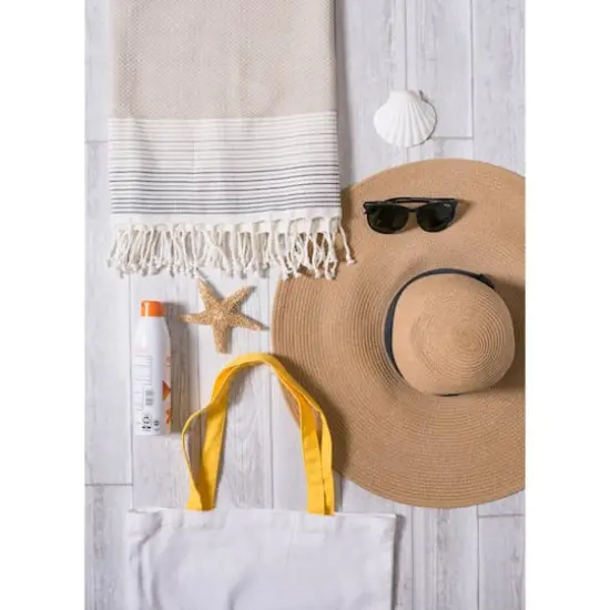 DII&reg; Taupe Fouta Towel {5}