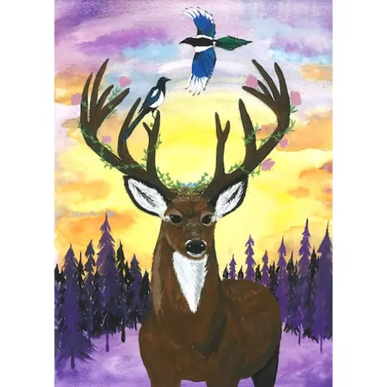 Sparkly Selections Majestic Deer - Local Utah Artist Rachel H. Diamond Painting Kit, Square Diamonds {1}