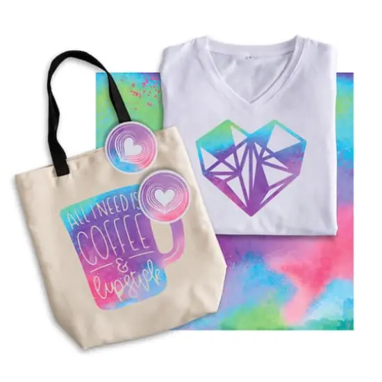 Cricut&reg; Infusible Ink&trade; Transfer Sheet Patterns, Watercolor Splash {8}