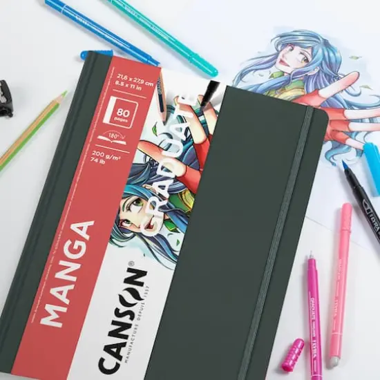 Canson&reg; 5.5" x 8.5" Graduate Manga Book {3}
