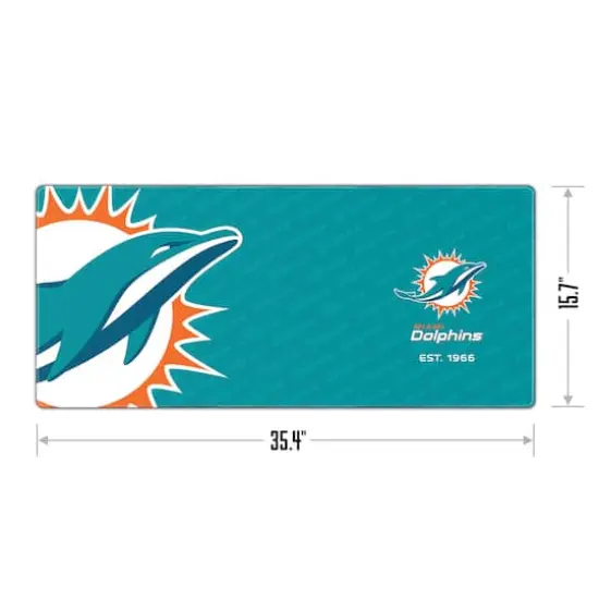 Logo Series Desk Pad Miami Dolphins {4}