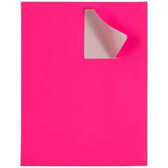 JAM Paper Adhesive Shipping Labels, 3.33" x 4" Neon Pink {5}