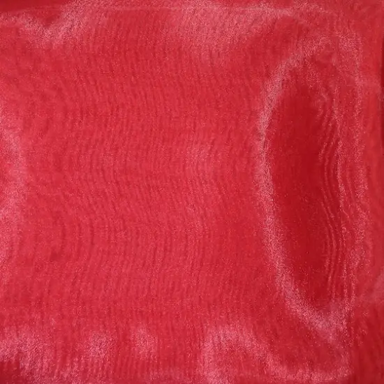 Feldman Organza Polyester Fabric Red {3}