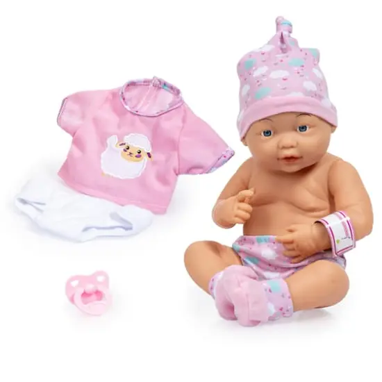 Bayer Design 15" Pink Sheep Newborn Baby Doll {1}