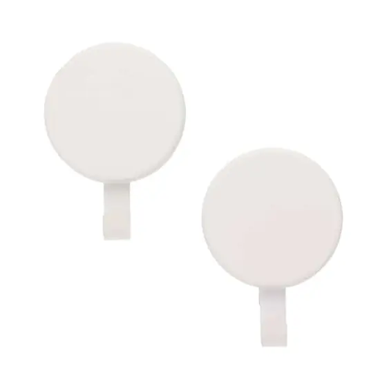 Haute Decor Attract&trade; White Magnetic Wreath Hanger, 2ct. {1}