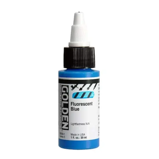Golden&reg; High Flow Acrylics, 1oz. Fluorescent Blue {1}