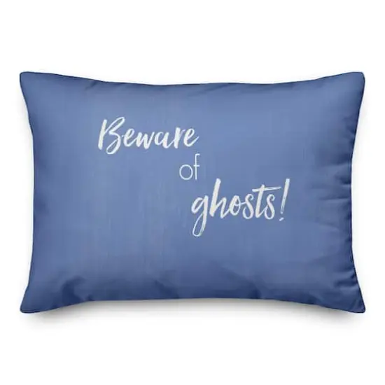 Beware Of Ghosts Throw Pillow {1}