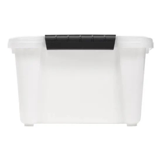 IRIS Stack & Pull&trade; Plastic Storage Boxes Translucent {7}