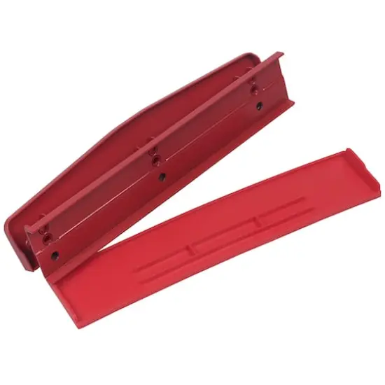 JAM Paper Metal 3-Hole Punch Red {5}