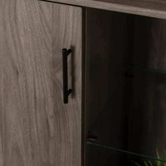 Walker Edison 30" Slate Grey Modern Wood Accent Cabinet  {5}