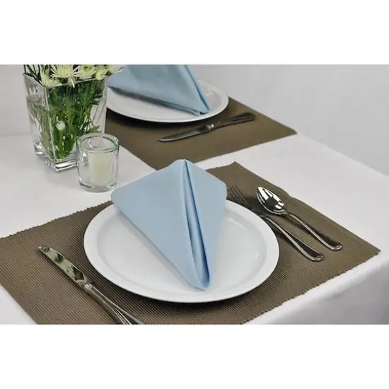 DII&reg; Oversized Napkin, 6ct. Light Blue {5}