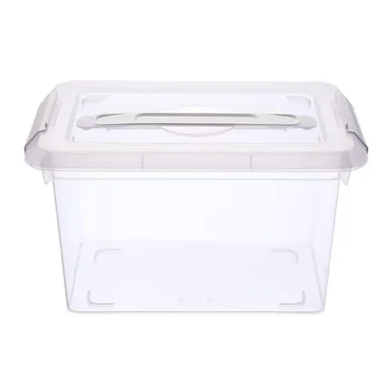6.2qt. Storage Bin with Lid by Simply Tidy&reg; White {5}