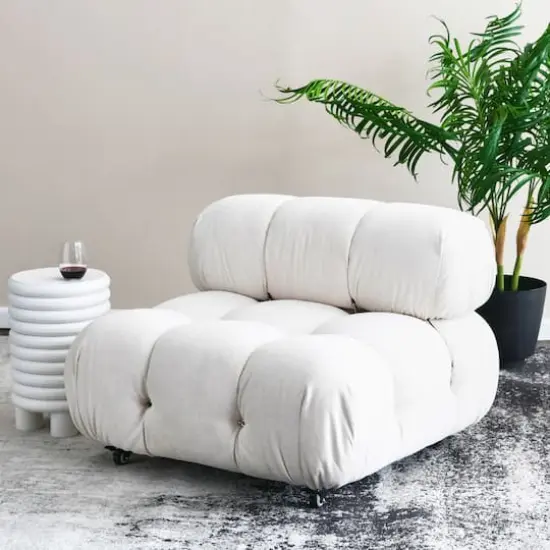 Hello Honey&reg; 18.5" White Finish Dossier Vintage-Inspired Solid Wood End Table with Flat Top {8}