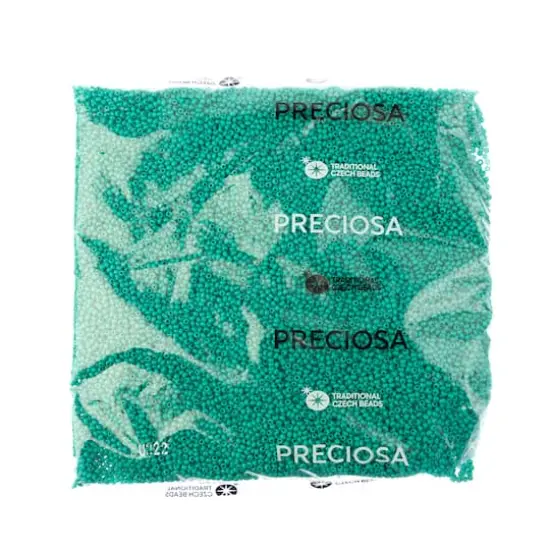 John Bead Terra Intensive 11/0 Czech Glass Seed Beads, 250g Dark Green Matte {3}