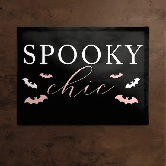 Spooky Chic Polyester Twill Placemat {3}