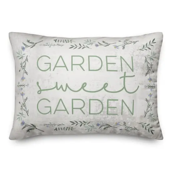 Garden Sweet Garden Throw Pillow {1}