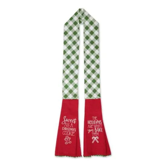 DII&reg; Sweet Christmas Cookie Kitchen Towel Scarf {1}